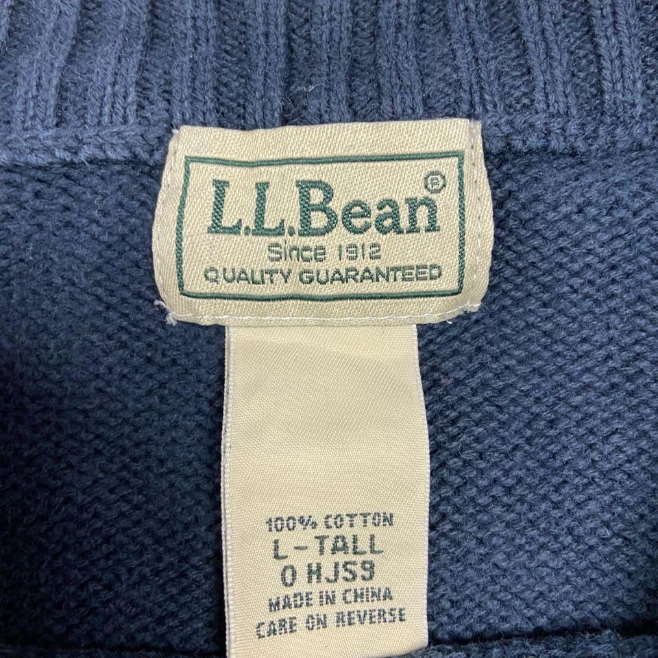Suéter de punto grueso L.l.bean para hombre L Foto 3 de 4