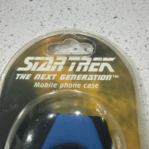 Vintage Star Trek The Next Generation Old School Phone Case Brand New Blue 2000 - Picture 2 of 6