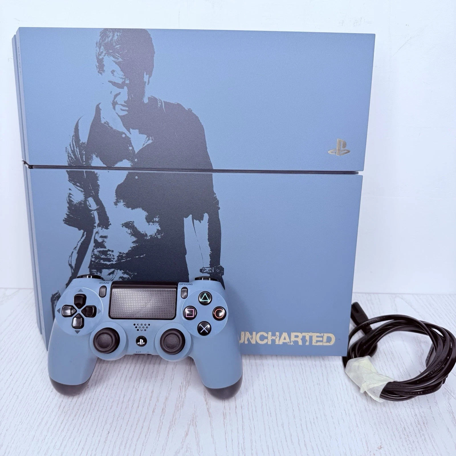 Sony PlayStation4 PS4 Uncharted Limited Edition 1TB Azzurra Controller Originale
