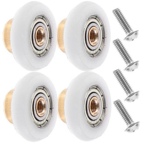 Set of 2 Pulley Accessories Shower Door Sliding Rollers Replacement Parts - Bild 12 von 12