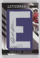 2008 Razor Letterman Jordan Lyles #JOL Auto 7sr