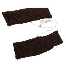 1 Pair Winter Heated Leg Warmer Soft Over Knee Footless Socks Elastic Thigh High