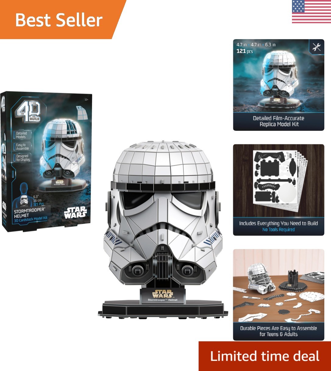 With Stand - 121 Pieces For Adults