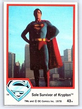 1978 Topps Superman-Movie #43 - Sole Survivor of Krypton (1)
