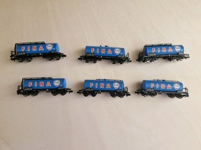 Minitrix Spur N Kesselwagen Fina 6x Vier Achsig