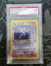 1999 haunter pokemon card 6/62 Holo 1st Edition Fossil style setup or your main portfolio Sabrina's Haunter 2000 Pokemon Gym