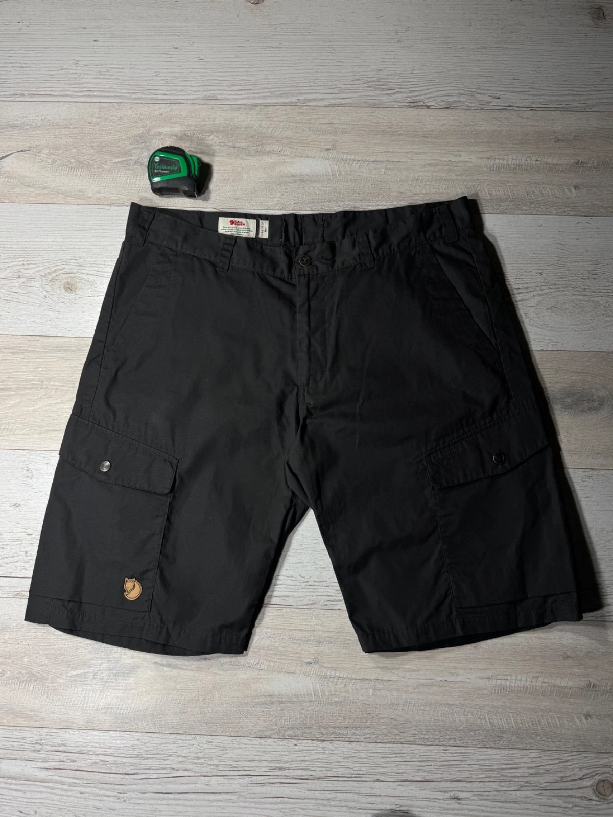Fjallraven G-1000 Cargo Shorts Men’s Size 37 Black Outdoor Hiking Tactical EU 54