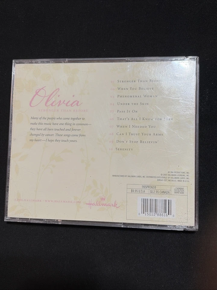 Stronger Than Before - Audio CD By Olivia Newton-John - VERY GOOD Foto 3 de 4