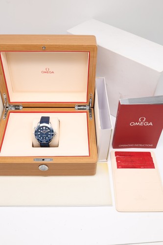 Omega Seamaster Diver 300M automatique bleu 21030422003001 boîte + papiers - Photo 10/10