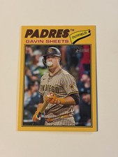 2026 Topps Heritage - Gavin Sheets #127 Dark Yellow Border SP-Padres