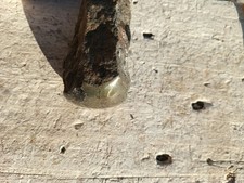 Natural PyriteMassage Gem Wand With Polished Tip 422 grams