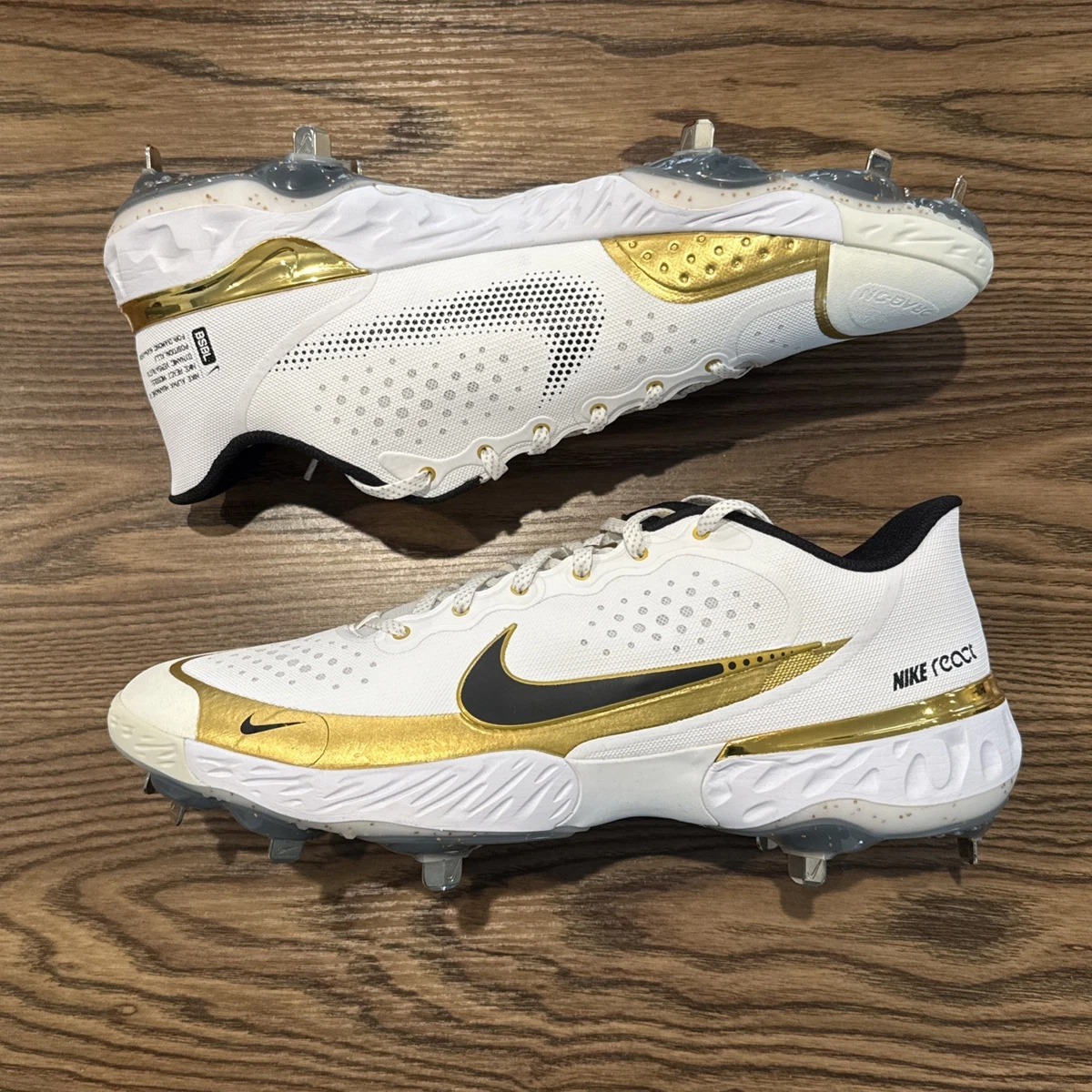 Nike Alpha Huarache Elite 3 Low White Black | eBay