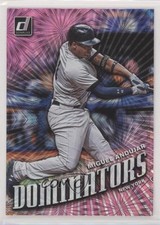 2019 Panini Donruss Dominators Pink Firework Miguel Andujar #D7 0c6