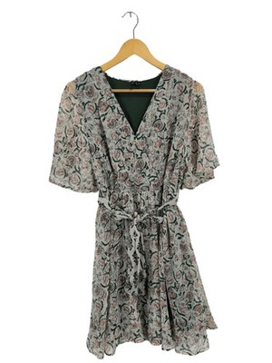 VERO MODA Cocktailkleid Damen Kleid Gr. DE 38 hellgrau Casual-Look