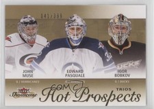 2013-14 Fleer Showcase Hot Prospects Trios 41/399 John Muse Igor Bobkov #125 2d8