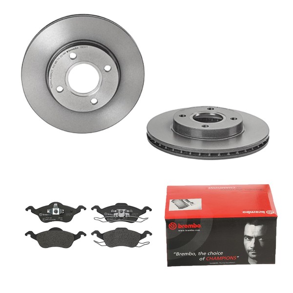 Brembo Bremsscheiben Ø258Mm + BremsbelÄGe Vorne FÜR Ford Focus Focus Turnier-image