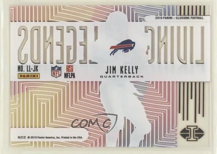 2019 Panini Illusions Living Legends Jim Kelly #LL-JK HOF - Image 2 of 2