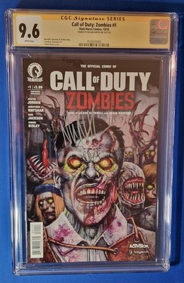 Call of Duty Zombies Comic #1 Graded 9.6 - Signed Nolan North (Edward Richtofen)