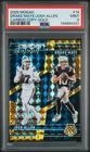 2025 Mosaic Josh Allen Drake Maye Carbon Copy Gold 9/10 - PSA 9