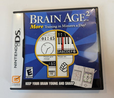 Brain Age 2: More Training in Minutes a Day (Nintendo DS, 2007) Complete, CIB