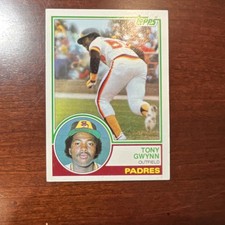 Topps 1983 Tony Gwynn Rookie Baseball Card #482 San Diego Padres Base Set