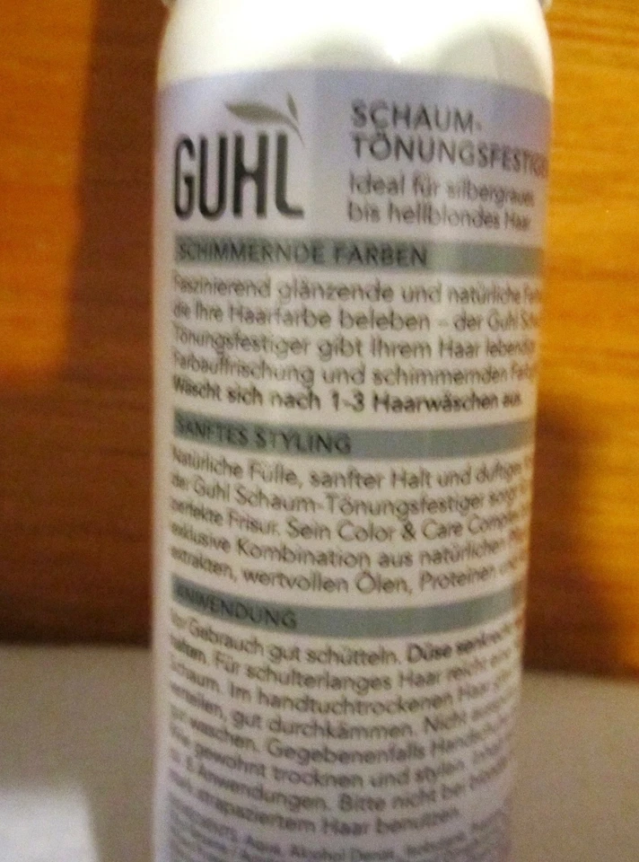 Guhl Foam Tint Firming Agent, Silver Blonde No 98, Hair Tint, 75ml - Image 4 of 4