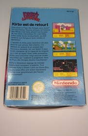 KIRBY'S ADVENTURE NES NINTENDO FRA 🌟 EMPTY BOX