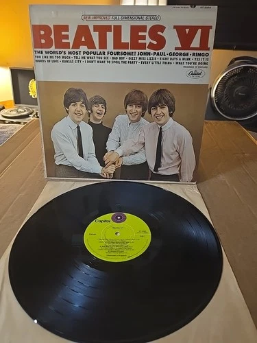 The Beatles VI US Stereo Vinyl LP Capitol Records Rare Green Label  ST-2358