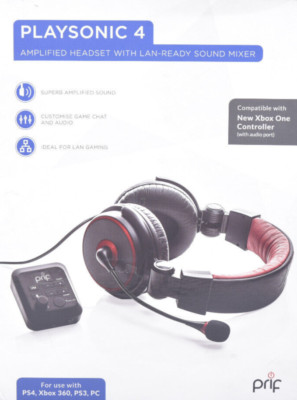 PRIF Playsonic Universal Gaming Headset Kopfhörer Playstation PC Mac Xbox 