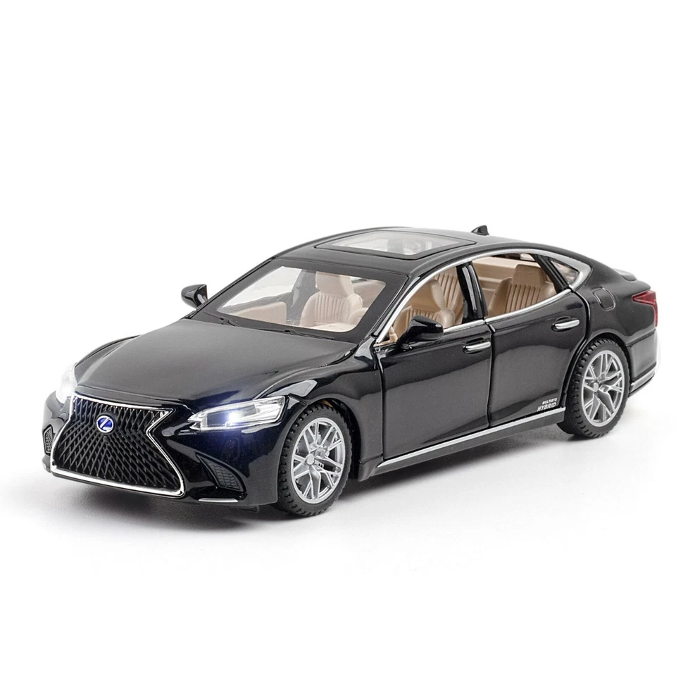 1/32 Scale Lexus LS500h Diecast Model Car Toy Collectible Sound Light Kids Gift - Image 2 of 4