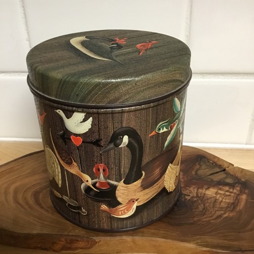 Vintage Wildlife Metal Tin Duck Goose Decoys Birds Century Resources Cabin Lake - Picture 4 of 10