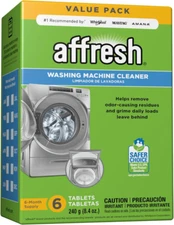Affresh Washing Machine Cleaner, Cleans Front Load and Top Load Washers, Includi