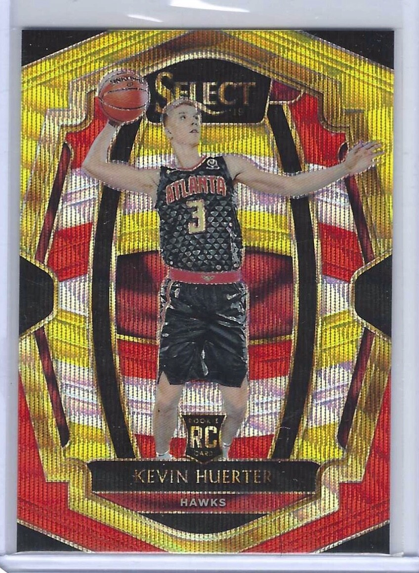 KEVIN HUERTER 2018-19 PANINI SELECT TRI COLOR PRIZM PREMIER LEVEL ROOKIE RC #184