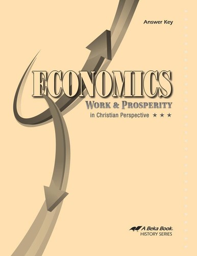 Abeka Economics Answer Key Third Edition - 12th Grade - Picture 4 of 4