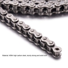 35 Roller Chain 140L, 5ft, 0.375 Pitch, 0.2" Roller Dia, Steel, Single St