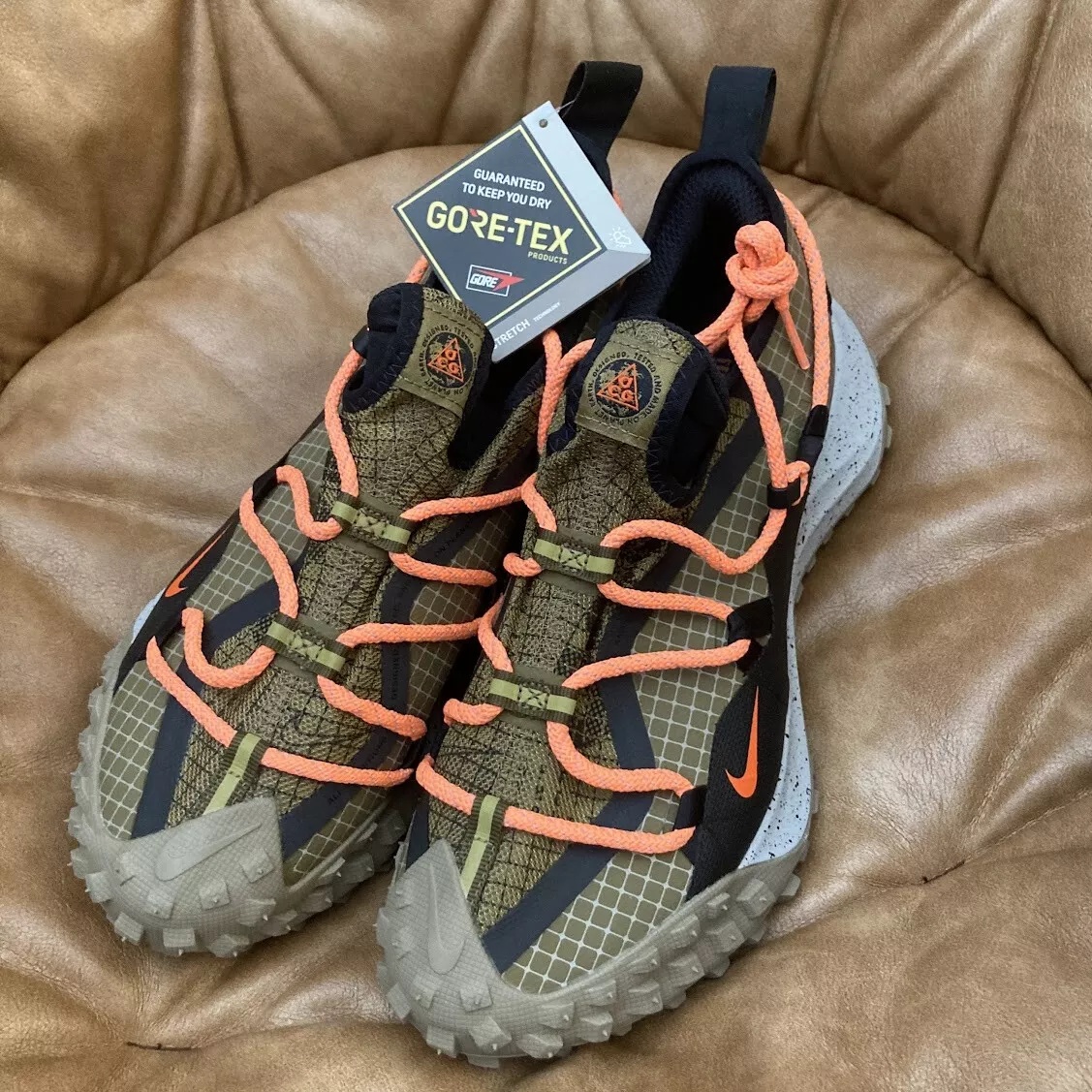US M8, 8.5-NIKE ACG Mountain Fly Low GORE-TEX Hazel Rush,DD2861-200 NEW No BOX
