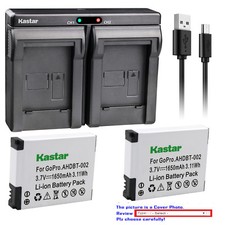 Kastar Battery Dual Charger for AHDBT 001 AHDBT 002 Gopro HD HERO 960 Sport