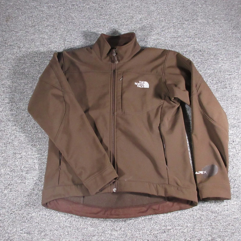 north-face full zip softshell apex ski skiing outdoors jacket