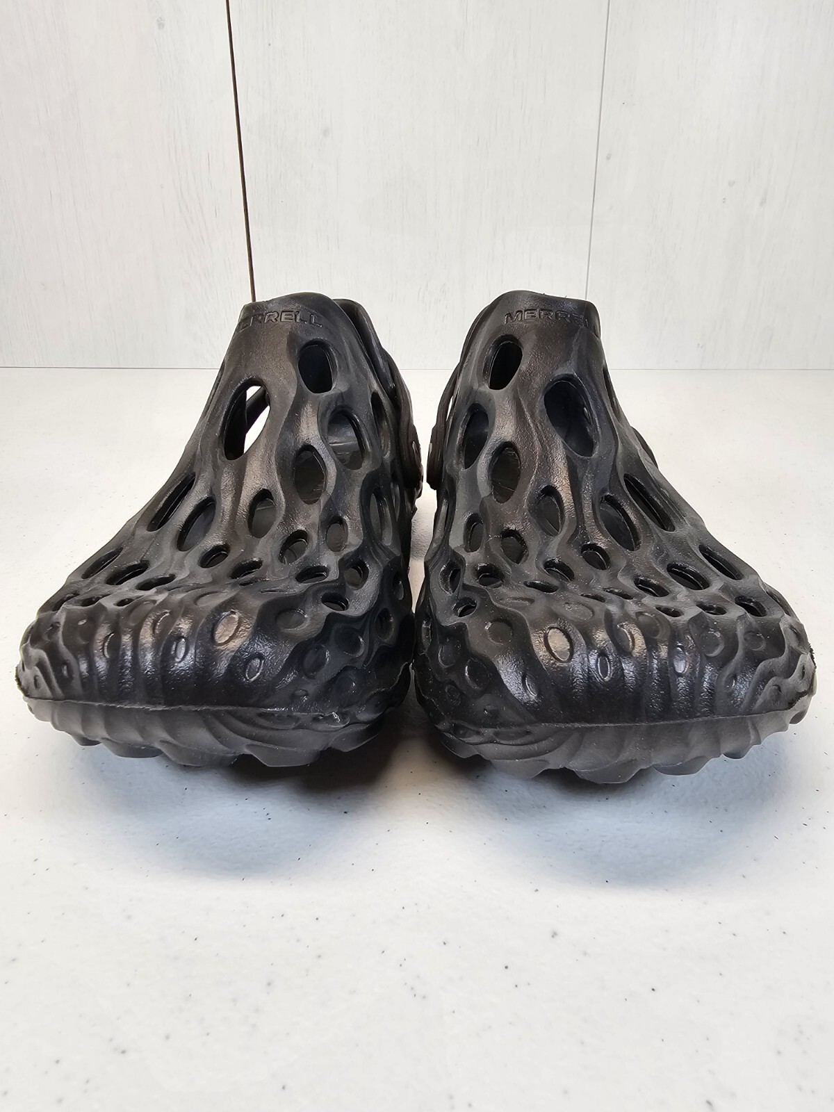 Sandali Merrell Hydro Moc grigi neri zoccoli scarpe sintetiche donna taglia US 7