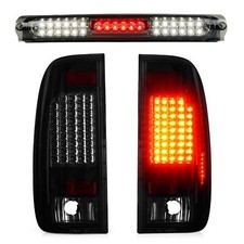 LED Tail Lights Assembly  3rd Brake Light Kit Fit for Ford F150 1997-2003, f...