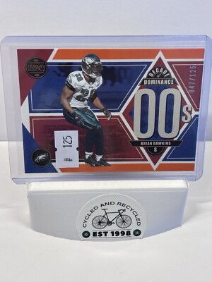 Brian Westbrook Legacy Dominance 2000 Card #D/125 Philadelphia Eagles Super Bowl