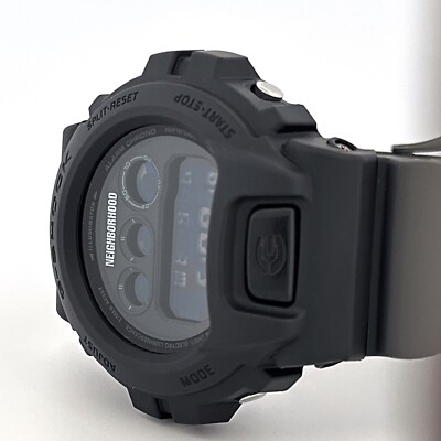 NEIGHBORHOOD G-SHOCK DW-6900 ブラック デジタル時計 Casio G-Shock X Neighborhood DW-6900FS black matte dw-6900