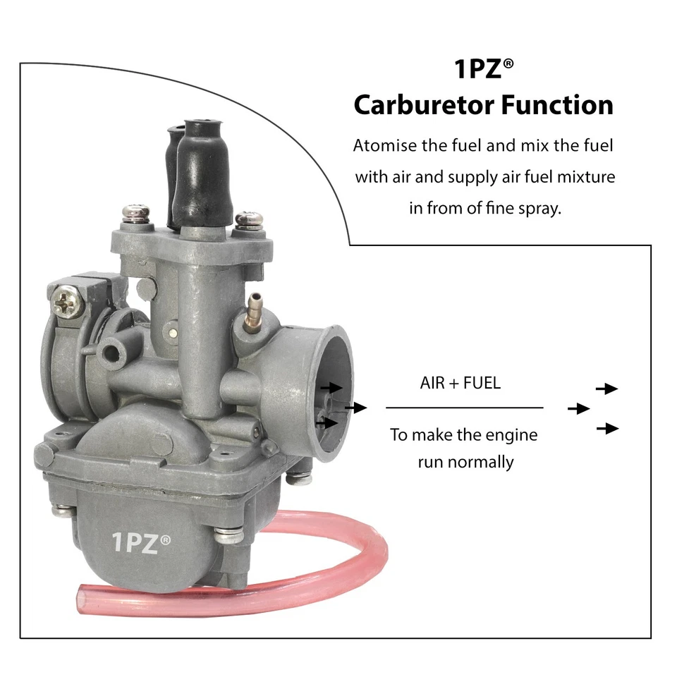 Carburetor Kits for Yamaha PW80 Pw 80 Y Zinger 1983-2006 Dirt Bike New Carb - Image 3 of 4