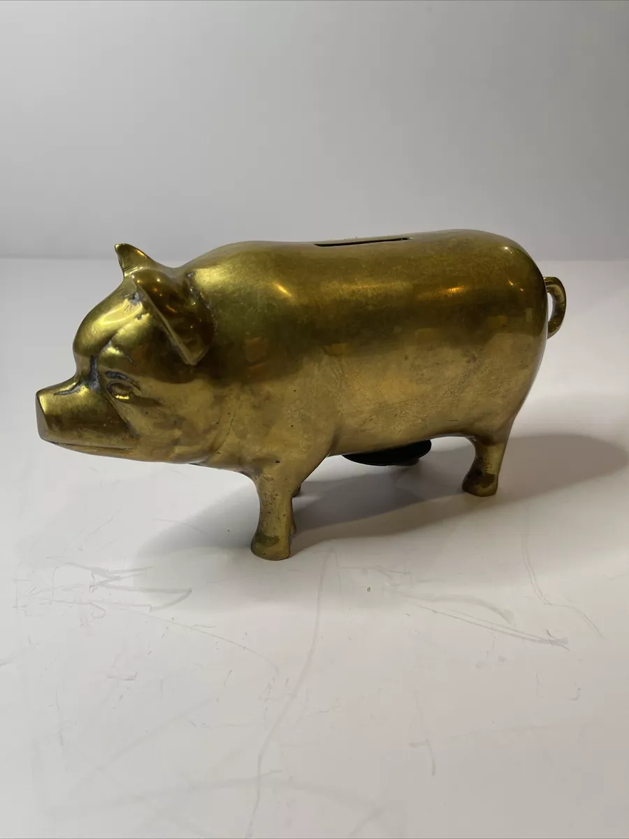 Stanley Brass Piggy Bank