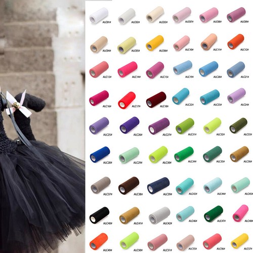 Decoration Wedding Fabric Spool Party Birthday Tulle Roll Netting Craft Fabric - Picture 3 of 86
