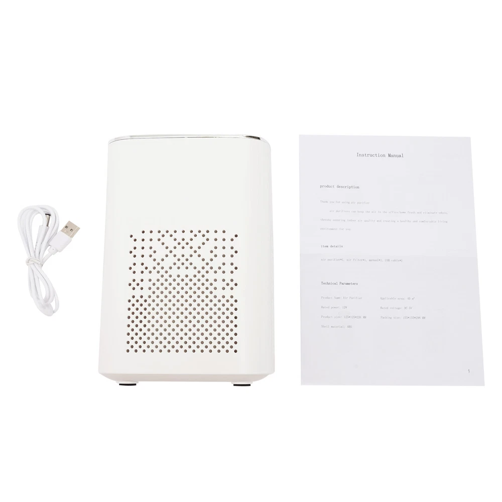 Air Purifier with Negative Ion Technology Desktop Rectangle 10M PCS/cm²  