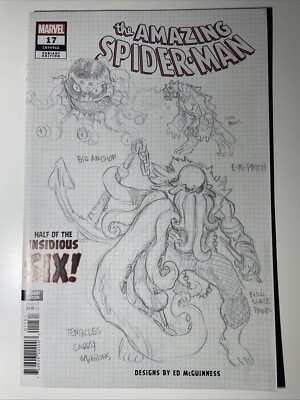 Amazing Spider-Man 17, Ed McGuinness Sketch Variant