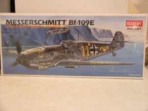 Academy 1/72 Échelle allemande WW II Bf-109E Aéronef ---Kit modèle plastique
