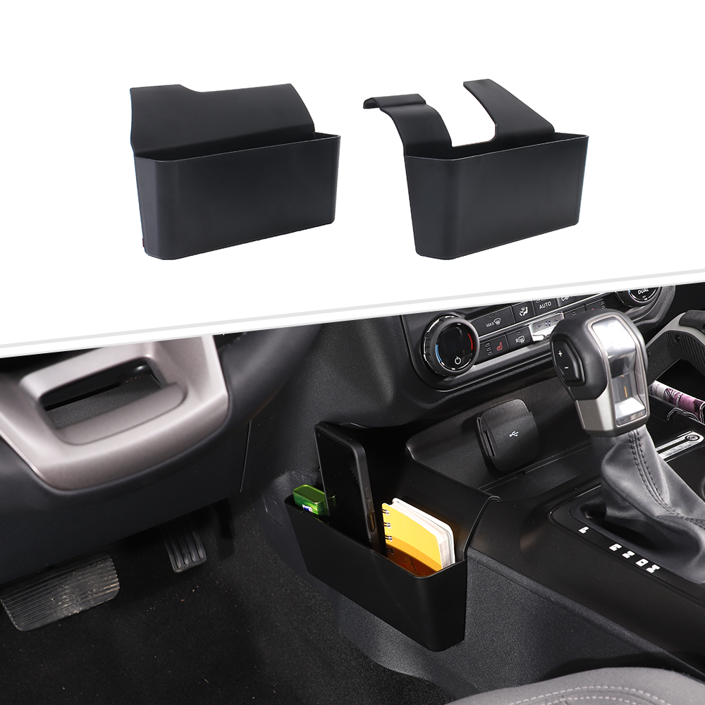 Center Console Gear Shift Side Storage Box Organizer For Bronco 21+ Accessories