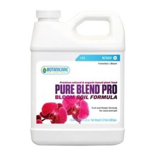 Botanicare Pure Blend PRO Bloom Soil Nutrient 1-4-5 Formula, 1-Quart 4-Pack 